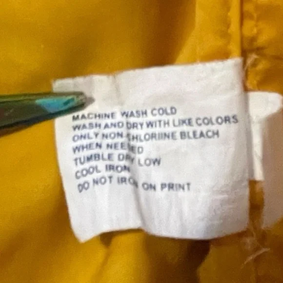 Gap Kids Boys Windbreaker Lightweight Yellow Hooded Zip Up Jacket Sz M Outdoors - Picture 3 of 6